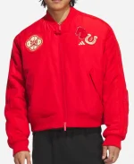 Adidas Chinese New Year Red Bomber Jacket