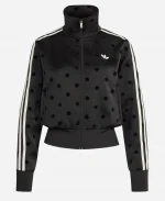 Adidas Polka Dots Black Track Top Jacket