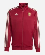 Adidas Spain World Cup 2026 Maroon Track Jacket