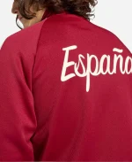Adidas Spain World Cup Track Jacket In Maroon