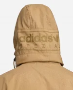 Adidas Spezial 2026 Longridge Hooded Parka Jacket in Beige