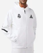 Adidas Z.N.E. Real Madrid White Track Jacket
