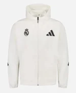 Adidas Z.N.E. Real Madrid White Track Jacket For Sale