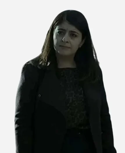 Aleyna Rahme TV Series Deadloch S01 2023 Susie Youssef Brown Wool Coat