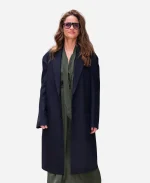 Amanda Peet NYC 2026 Long Coat