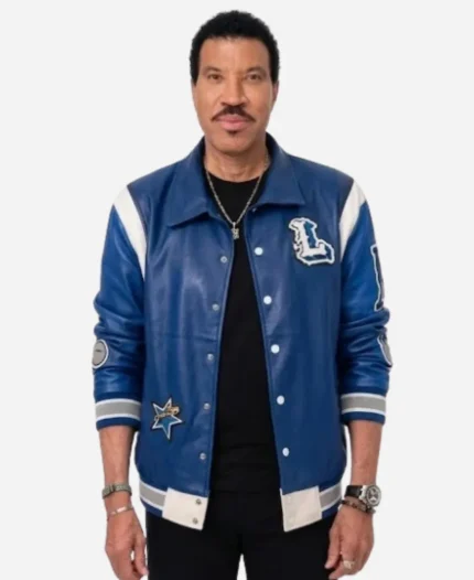 American Idol 2026 Lionel Richie Blue Varsity Jacket