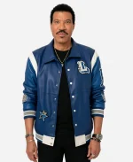 American Idol S24 Lionel Richie Blue Varsity Jacket