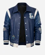 American Idol S24 Lionel Richie Leather Varsity Jacket