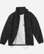 American Rapper Eazy E Black Satin Coach Jacket