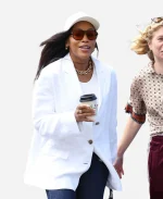 American Rapper Eve Global Radio Studios 2026 Blazer - White