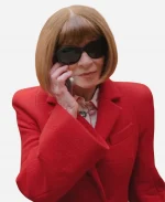 Anna Wintour The Devil Wears Prada 2 Premiere Coat - Red