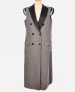 Anne Hathaway 2026 NYC Sleeveless Trench Coat For Sale