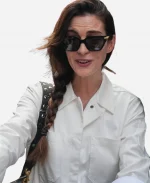 Anne Hathaway 2026 White Jumpsuit