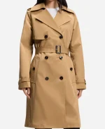 Anne Hathaway The Devil Wears Prada 2 Beige Trench Coat