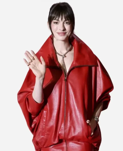 Anne Hathaway The Devil Wears Prada 2 Premiere Oversized Jacket