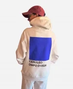 Anne Hathaway The Devil Wears Prada 2 Press Cerulean Hoodie