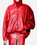 Anne Hathaway The Devil Wears Prada 2 Seoul Premiere 2026 Leather Jacket