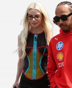 Anya Taylor-Joy F1 Japanese Grand Prix 2026 Leather Vest