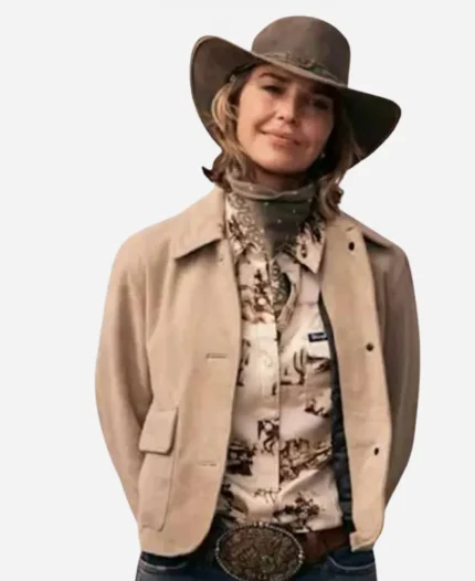 Arielle Kebbel Marshals Suede Jacket