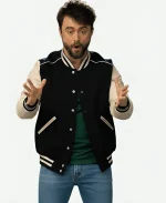Arthur Tobin The Fall and Rise of Reggie Dinkins 2026 Daniel Radcliffe Varsity Jacket