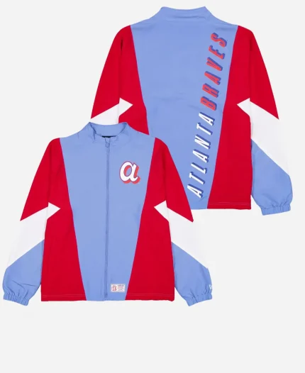 Atlanta Braves 2026 City Connect Colorblock Windbreaker Jacket