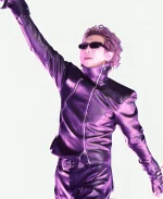 BTS Kim Namjoon Arirang World Tour 2026 Goyang Stadium RM Leather Jacket In Black