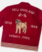 BTS Kim Taehyung Bode Wenham Souvenir Red Wool Jacket