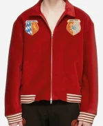 BTS V 2026 Bode Wenham Souvenir Red Wool Jacket