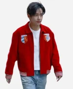 BTS V Bode Wenham Souvenir Red Jacket