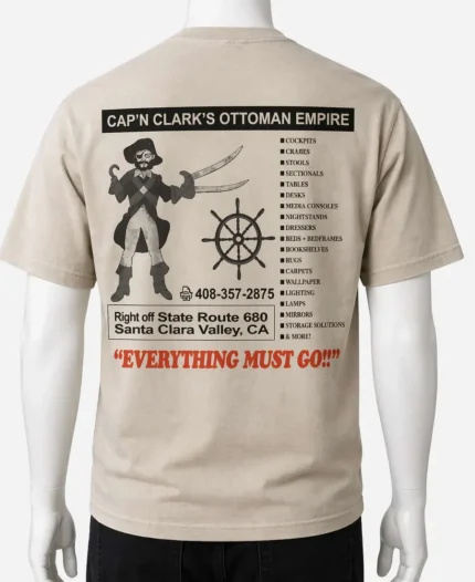 Backrooms 2026 Cap’n Clark’s Ottoman Empire T-Shirt