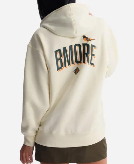 Baltimore Orioles 2026 City Connect Hoodie In Cream