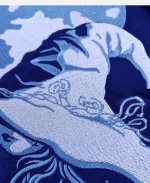 Bandai Namco Elden Ring Ranni the Witch Sukajan Blue Satin Jacket