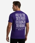 Batman x The Joker Mirror Purple Tee