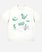 Beef S02 Austin Davis Butterfly Print T-Shirt