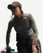 Belle Skinner Marshals S01 Arielle Kebbel Grey Jacket