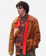 Berger 4 Kids Walk Into a Bank 2026 Jack Dylan Grazer Brown Jacket