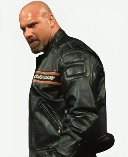 Bill Goldberg Harley Davidson Leather Jacket