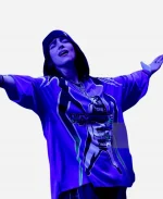 Billie Eilish Hit Me Hard And Soft Tour Miami 2025 Blue Jersey