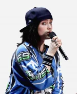 Billie Eilish Hit Me Hard And Soft Tour Miami Jersey - Blue