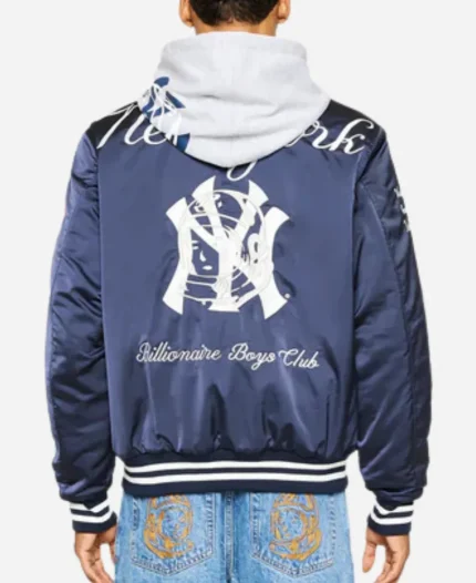 Billionaire Boys Club x New York Yankees Stadium Satin Jacket