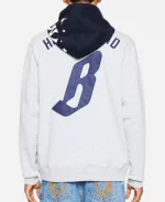 Billionaire Boys Club x Yankees Blocked Hoodie In Grey & Black