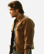 Blue Bennings Tv Series 9-1-1 Nashville 2025 Hunter McVey Brown Cotton Jacket