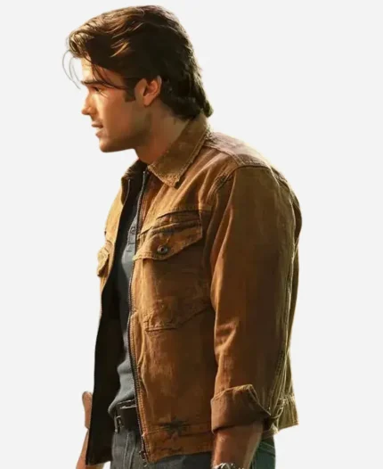 Blue Bennings Tv Series 9-1-1 Nashville 2025 Hunter McVey Brown Cotton Jacket
