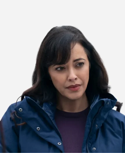 Boston Blue Maria Baez Blue Parka Puffer Jacket