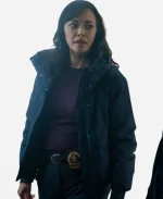 Boston Blue Maria Baez Blue Puffer Jacket