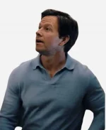 Brad Lewison Movie Balls Up 2026 Mark Wahlberg Grey Polo Shirt
