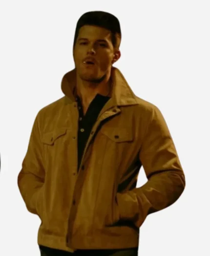 Brando White The Genesis Project 2026 Suede Jacket