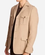 Brayan Nicoletti The Bold and the Beautiful R.J. Forrester Beige Wool Jacket