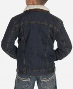 Brecken Merrill TV Series Marshals 2026 Tate Dutton Blue Sherpa Denim Jacket