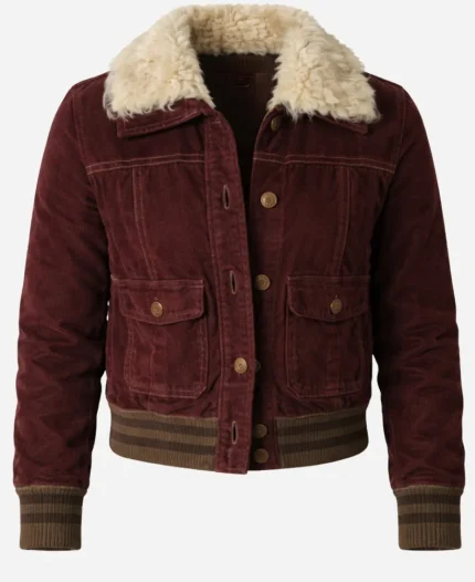 Bree TV Series Tell Me Lies 2026 Catherine Missal Brown Suede Leather Jacket